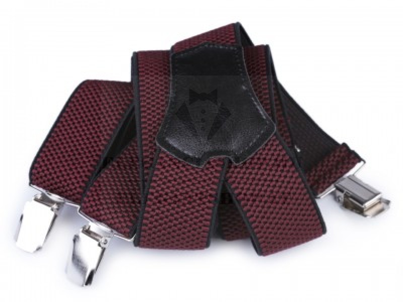 Férfi nadrágtartó - Sötétbordó Férfi nadrágtartó - Sötétbordó