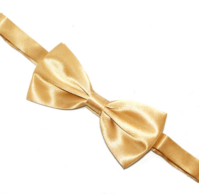    Zsorzsett szatén csokornyakkendő - Arany