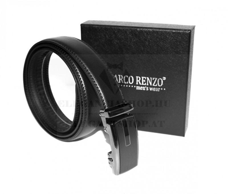    Marco Sergioni férfi bőr öv - Fekete