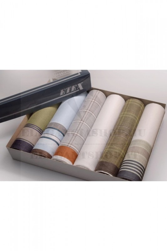 Zsebkendő csomag díszdobozban - 6 db Zsebkendő csomag díszdobozban - 6 db