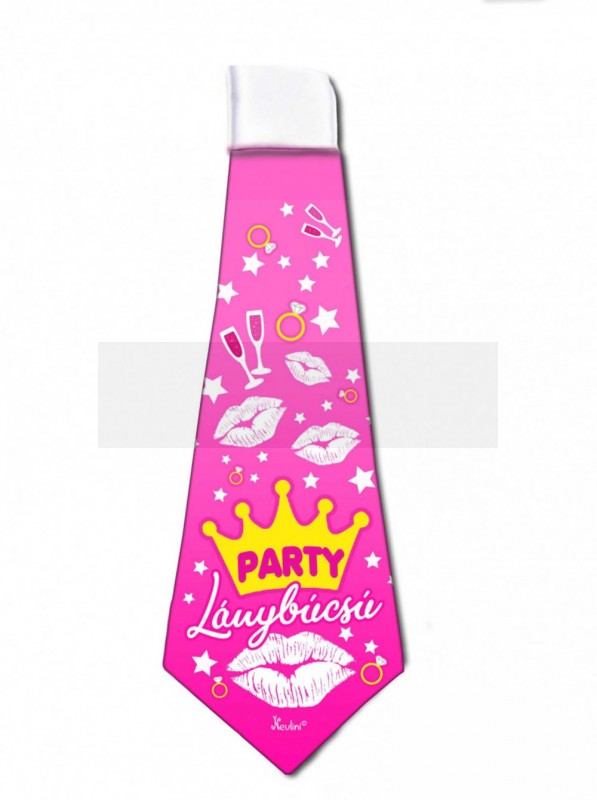 Lánybucsú party nyakkendő Party,figurás nyakkendő