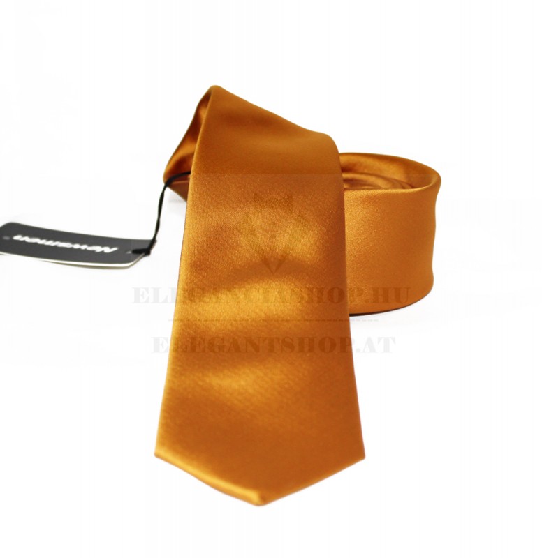                  NM slim szatén nyakkendő - Óarany