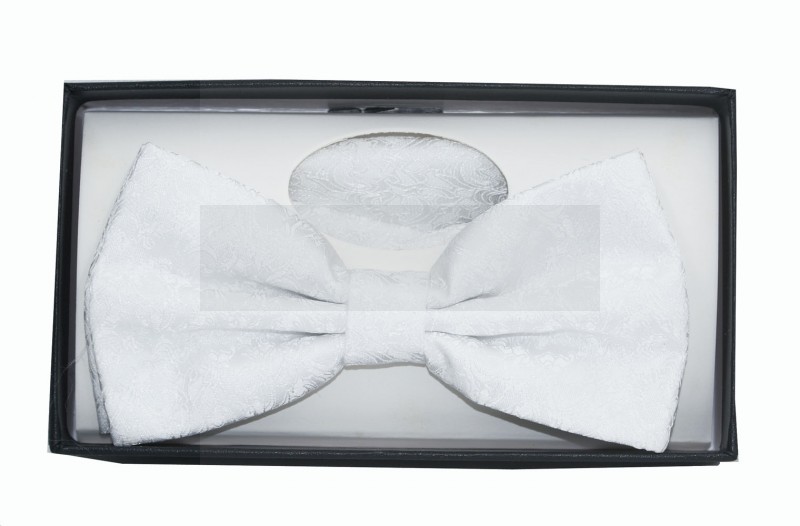 NM Díszdobozos mintás csokornyakkendő szett - Fehér mintás NM Díszdobozos mintás csokornyakkendő szett - Fehér mintás