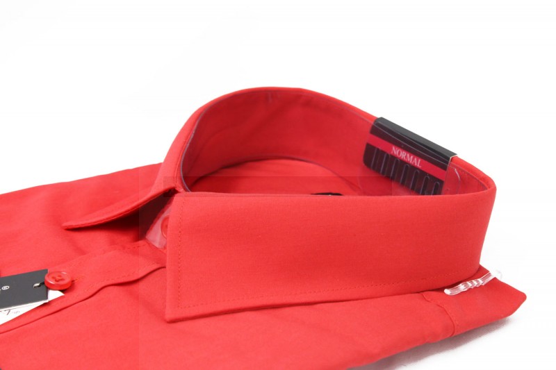             Newsmen r.u normál fit ing - Piros