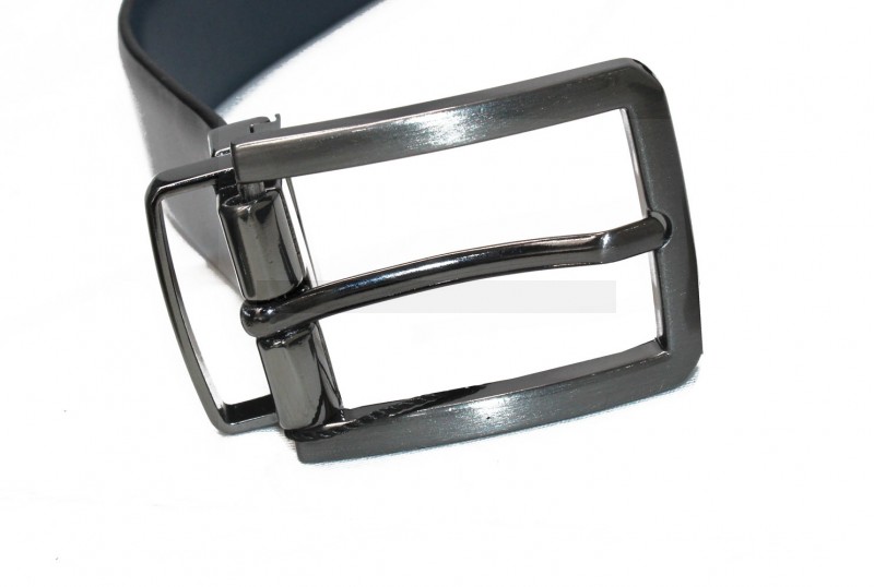          NM Férfi bőr öv - Fekete-sötékék Férfi öv, ékszer