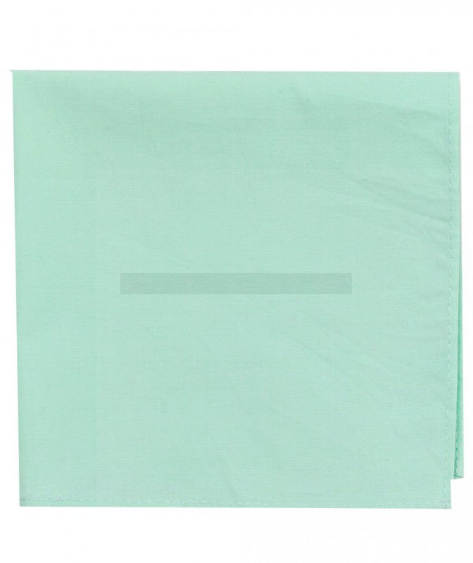 100 % pamut díszzsebkendő - Menta 100 % pamut díszzsebkendő - Menta
