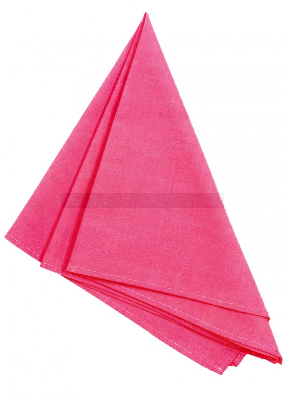 100 % pamut díszzsebkendő - Pink