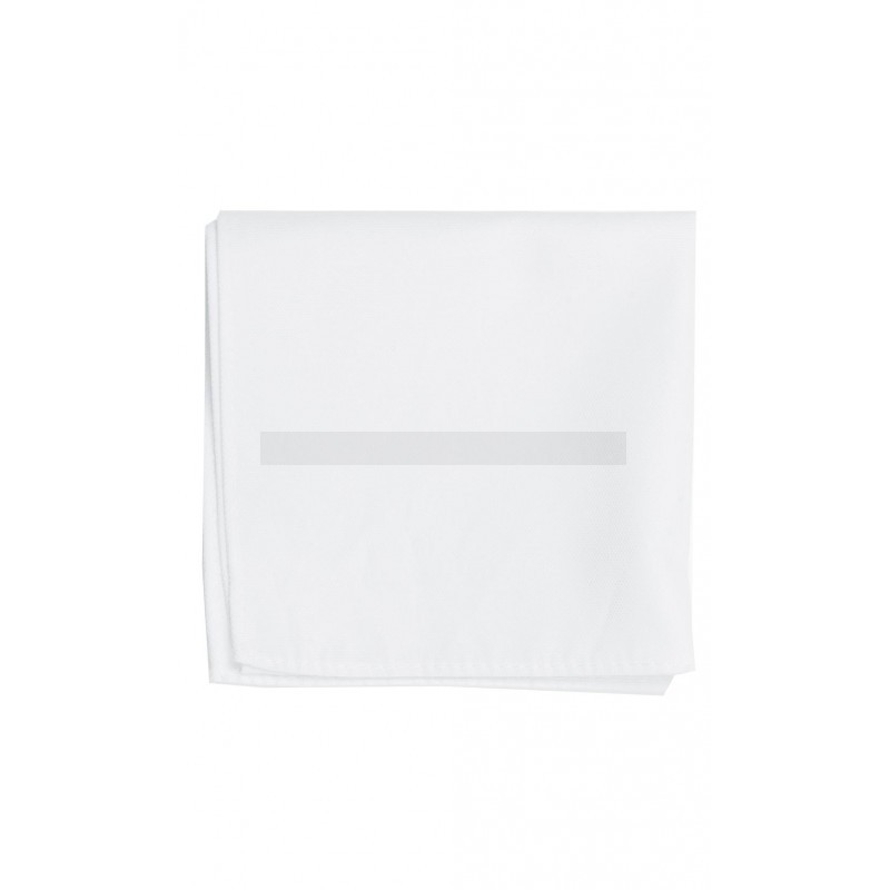 100 % pamut díszzsebkendő - Fehér
