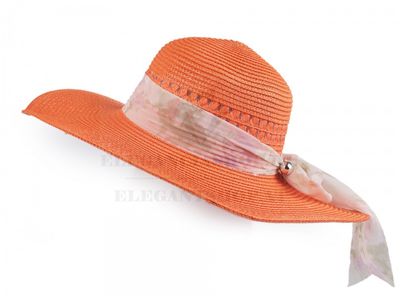  Női nyári szalma kalap - Narancs