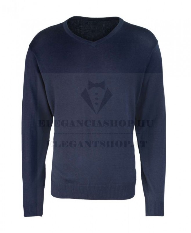 Férfi V-nyakú pulóver
