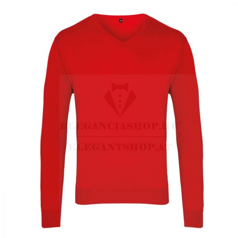 Férfi V-nyakú pulóver