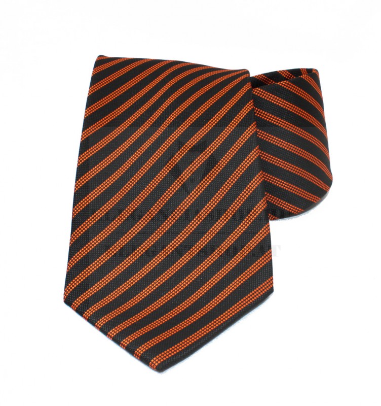                       NM classic nyakkendő - Narancssárga-fekete csíkos