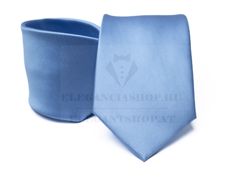 Prémium selyem nyakkendő - Égszínkék Selyem nyakkendők