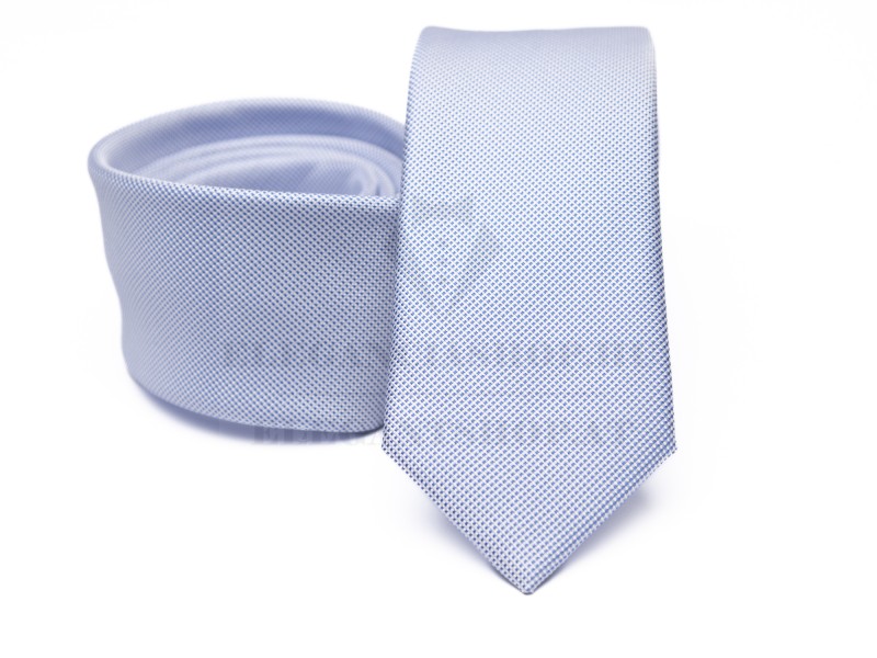 Prémium slim nyakkendő - Halványkék