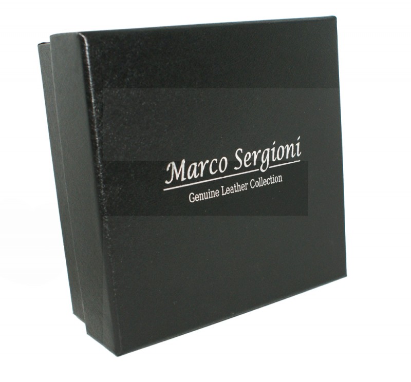 Marco Sergioni extra hosszú férfi bőr öv - Fekete Marco Sergioni extra hosszú férfi bőr öv - Fekete