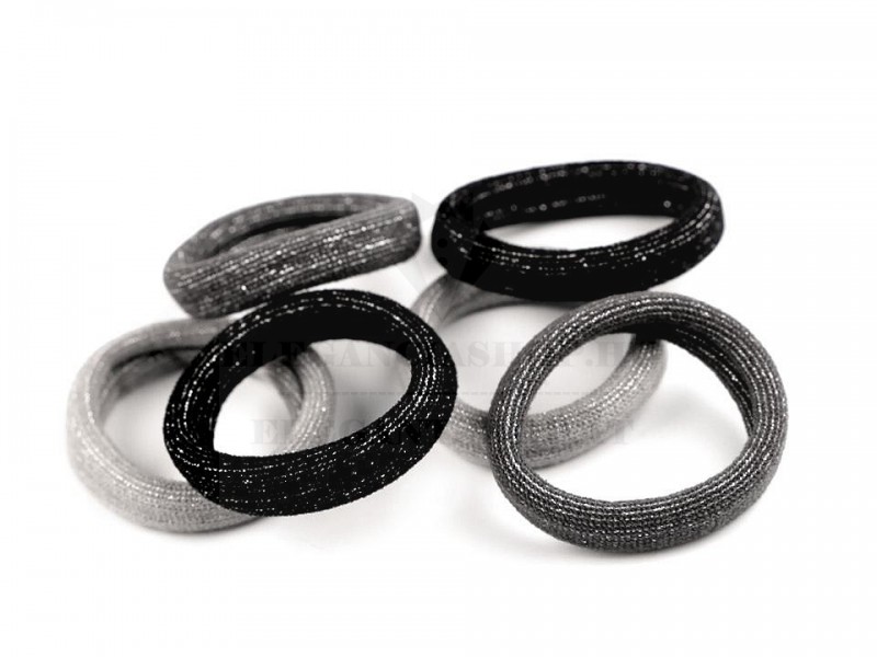 Hajgumik lurexel  6db/csomag Ékszer, hajdísz Hajgumik lurexel  6db/csomag Ékszer, hajdísz