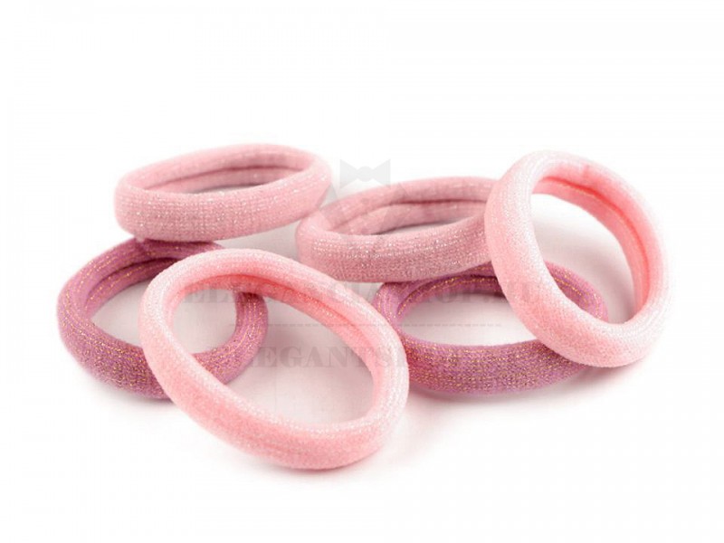 Hajgumik lurexel  6db/csomag Ékszer, hajdísz Hajgumik lurexel  6db/csomag Ékszer, hajdísz