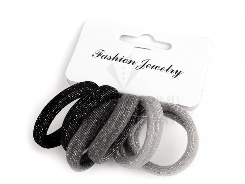 Hajgumik lurexel  6db/csomag Ékszer, hajdísz Hajgumik lurexel  6db/csomag Ékszer, hajdísz