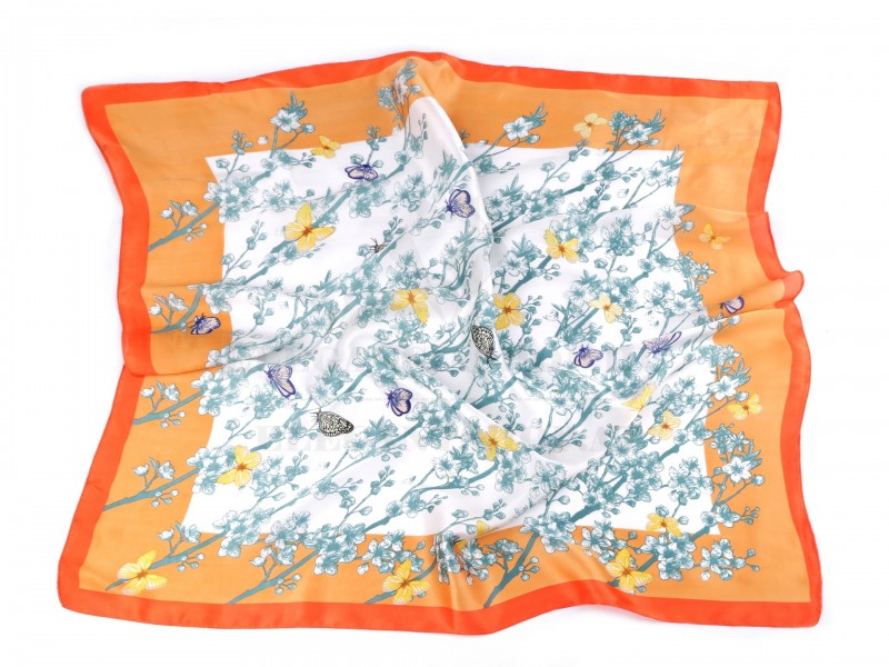 Szatén sál - Pillangó Női divatkendő és sál