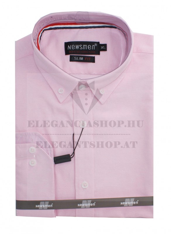 Newsmen 100% pamut h.u slim ing - Rózsaszín Newsmen 100% pamut h.u slim ing - Rózsaszín