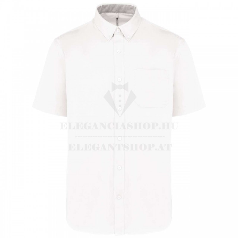 Comfort fitt r.u férfi ing - Fehér Egyszínű ing