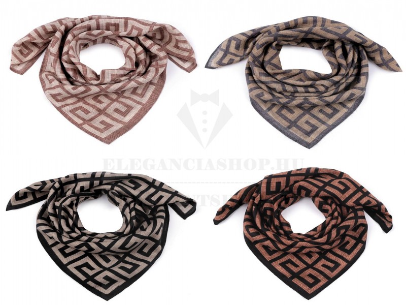 Viszkóz mintás női kendő Női divatkendő és sál