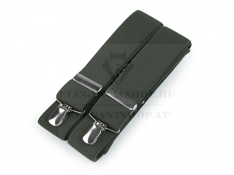 Férfi nadrágtartó - Sötétzöld