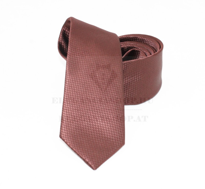                    NM slim szövött nyakkendő - Lazac Aprómintás nyakkendő