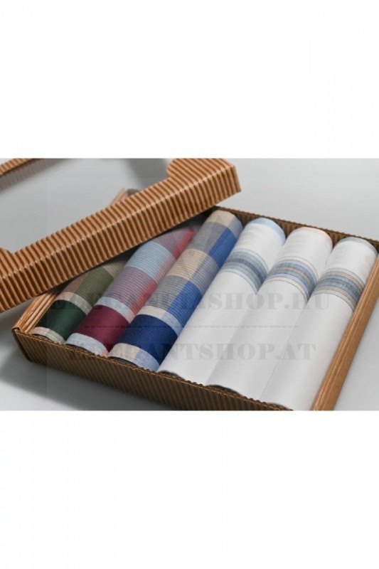 Ajándék zsebkendő szett - 6 db/csomag Ajándék zsebkendő szett - 6 db/csomag