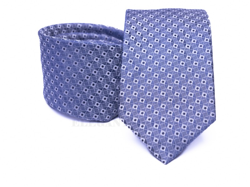         Prémium selyem nyakkendő - Égszínkék aprópöttyös Aprómintás nyakkendő