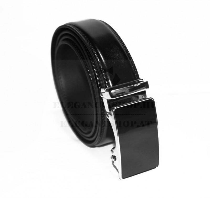                   Tycoon férfi bőr öv - Fekete