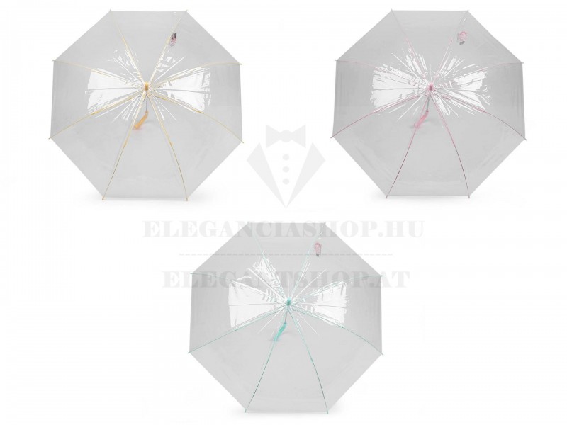  Női kilövős átlátszó esernyő 