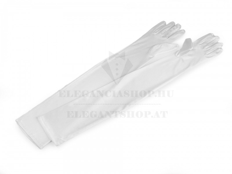   Hosszú kesztyű - Szatén 60cm Női alkalmi kesztyű