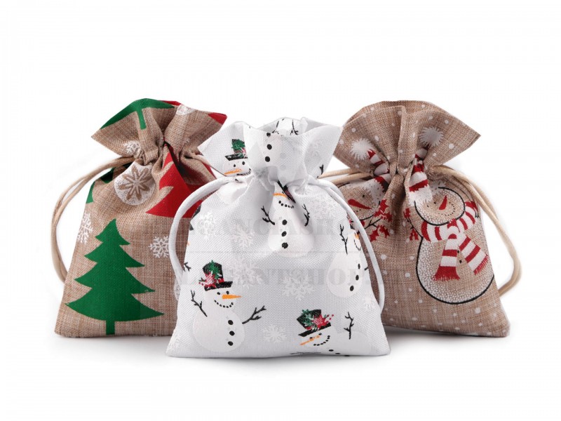 Karácsonyi ajándékzsákocska 10x13 Ajándék csomagolás Karácsonyi ajándékzsákocska 10x13 Ajándék csomagolás