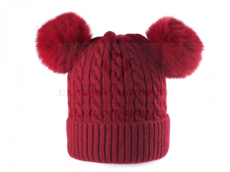 Emi Ross női Pom Pom téli sapka Női sapka,kesztyű,sál
