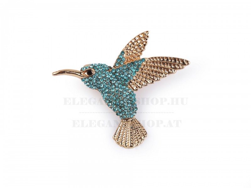 Bross csiszolt kövekkel - Kolibri Kitűzők, Brossok