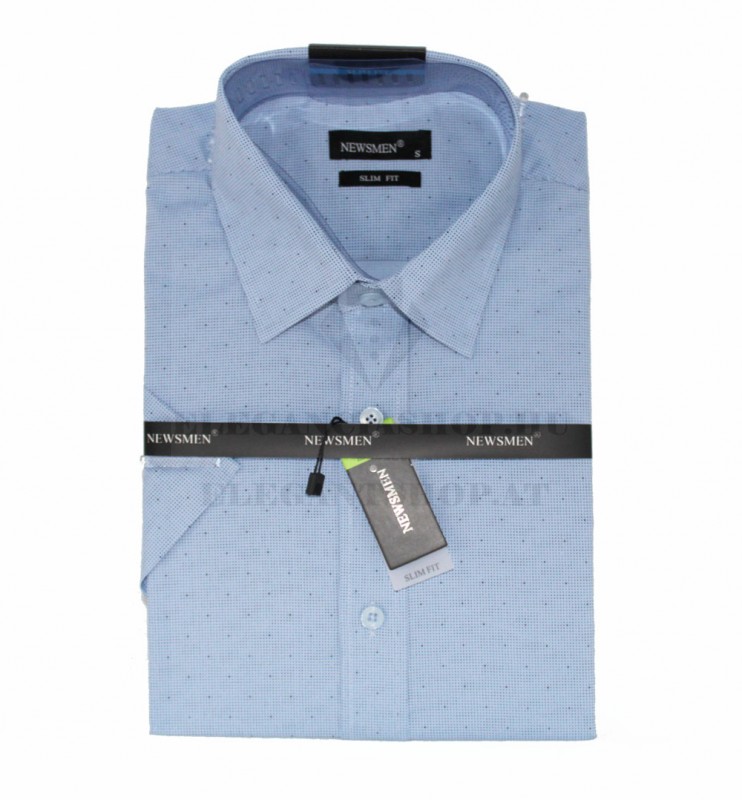 Newsmen elasztikus r.u slim ing - Világoskék mintás Slim, Smart fazon Newsmen elasztikus r.u slim ing - Világoskék mintás Slim, Smart fazon