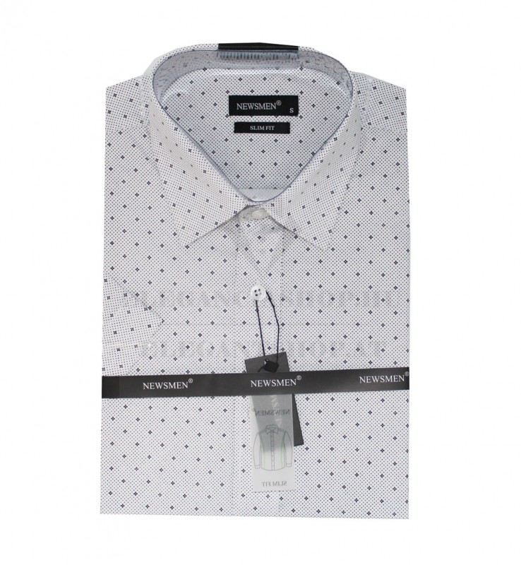 Newsmen r.u slim ing - Fehér aprópöttyös Mintás ing Newsmen r.u slim ing - Fehér aprópöttyös Mintás ing