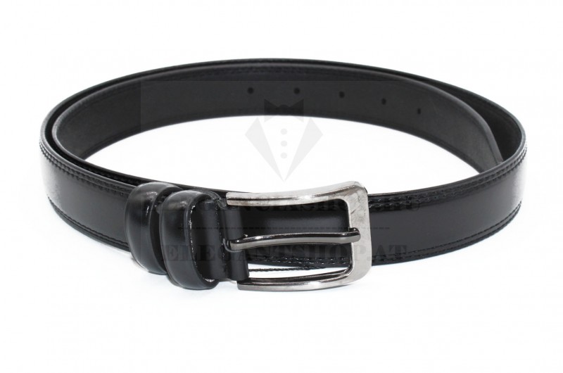                                     HF férfi bőr öv - Fekete Férfi öv, ékszer