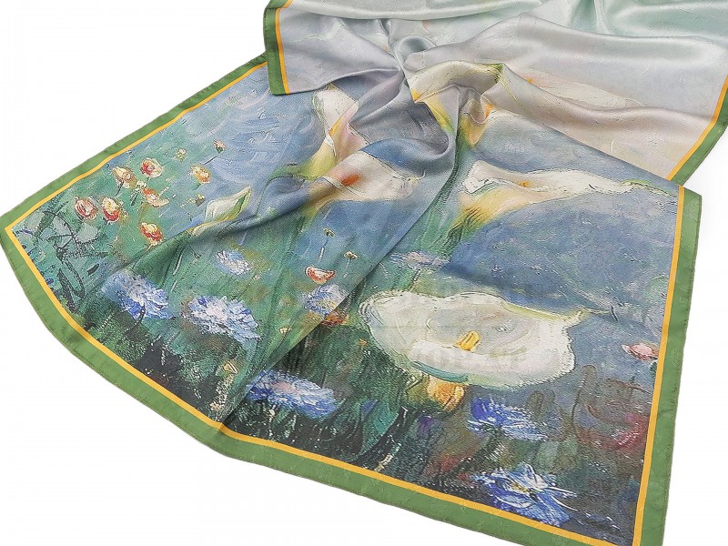 Szatén nagy sál - 70x175 cm