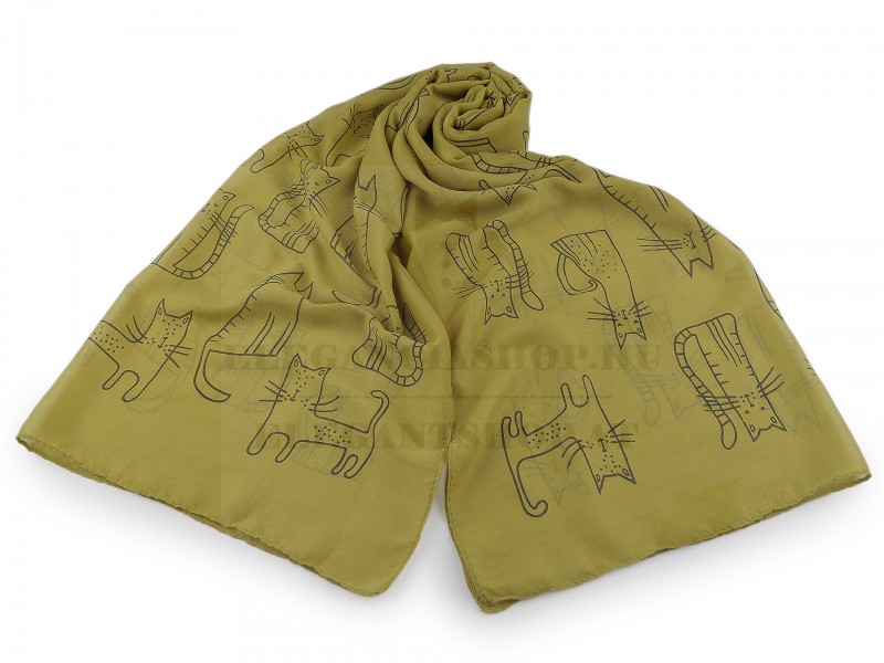 Női sál macska - 70x180 cm Női sapka,kesztyű,sál    Női sál macska - 70x180 cm Női sapka,kesztyű,sál