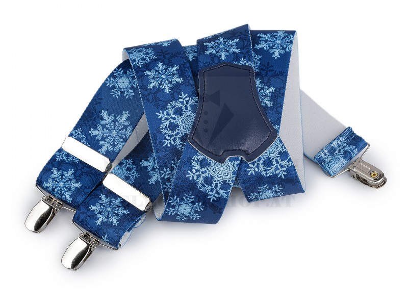 Karácsonyi nadrágtartó - Kék Férfi nadrágtartó Karácsonyi nadrágtartó - Kék Férfi nadrágtartó