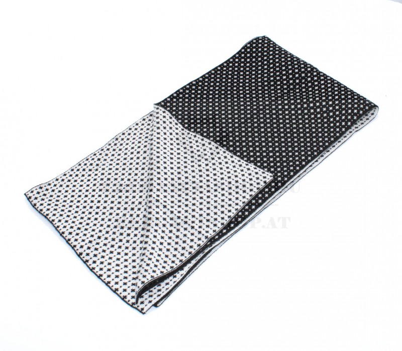 Newsmen kétoldalas kötött sál - Fekete Newsmen kétoldalas kötött sál - Fekete