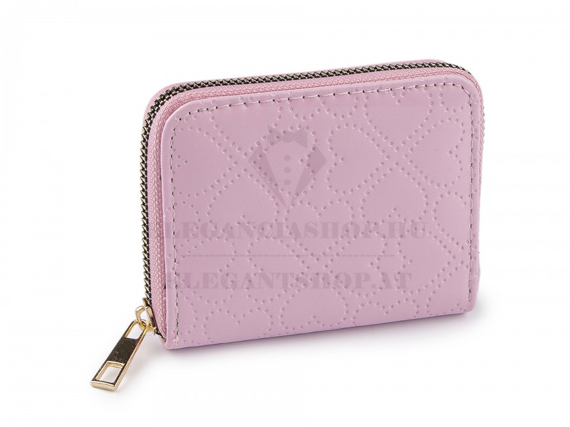                                Női pénztárca szív - 9x11 cm Női táska, pénztárca, öv