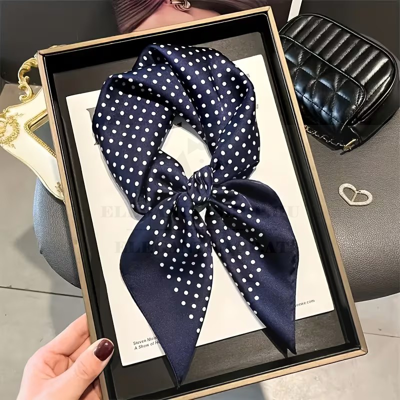  Férfi exklúzív sál - Kék pöttyös