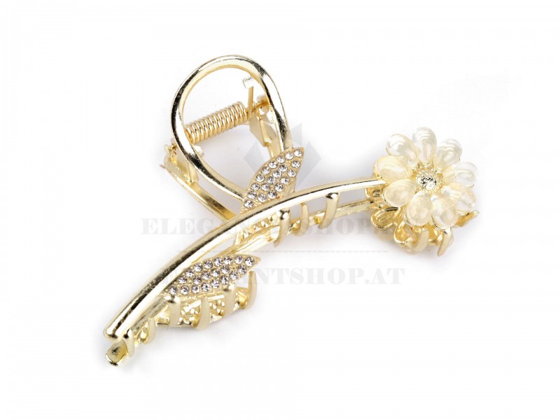             Fém hajcsatt strasszal Ékszer, hajdísz