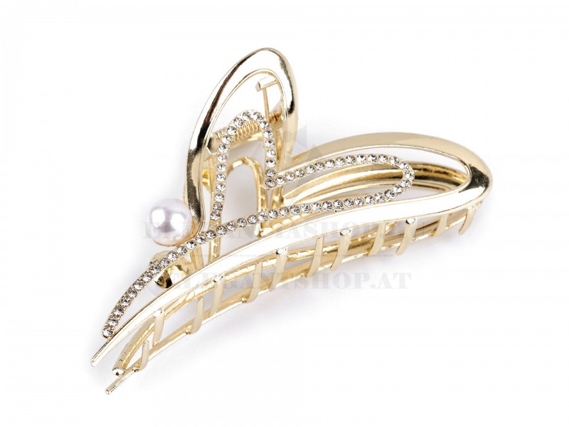             Fém hajcsatt strasszal Ékszer, hajdísz