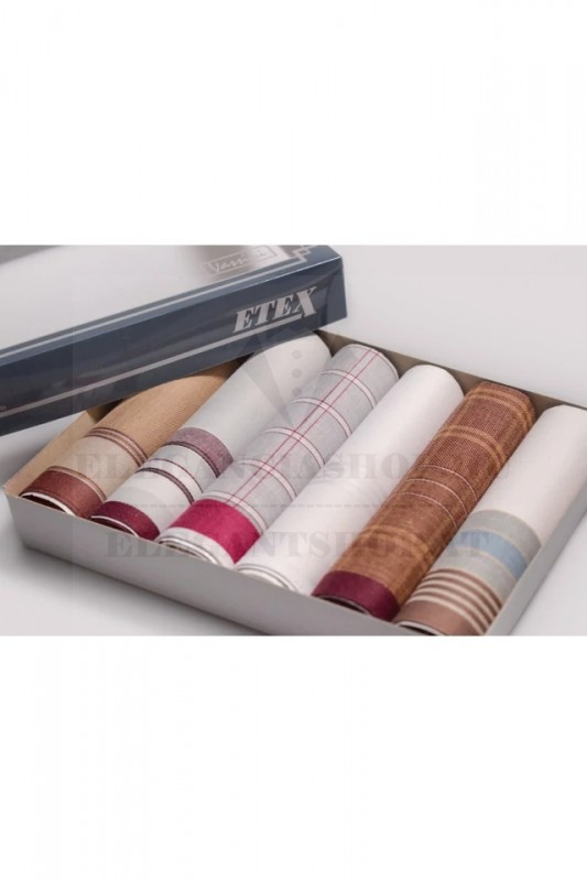 Zsebkendő csomag díszdobozban - 6 db Zsebkendő csomag díszdobozban - 6 db