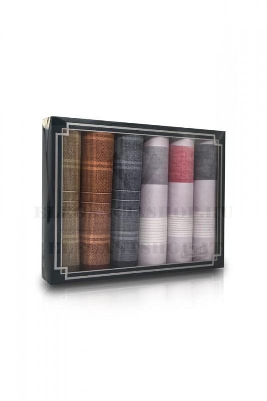 Zsebkendő csomag díszdobozban - 6 db Zsebkendő csomag díszdobozban - 6 db