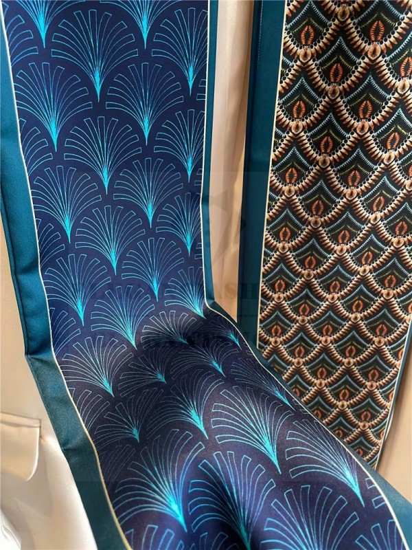 Férfi exklúzív sál - Zöld mintás Férfi exklúzív sál - Zöld mintás